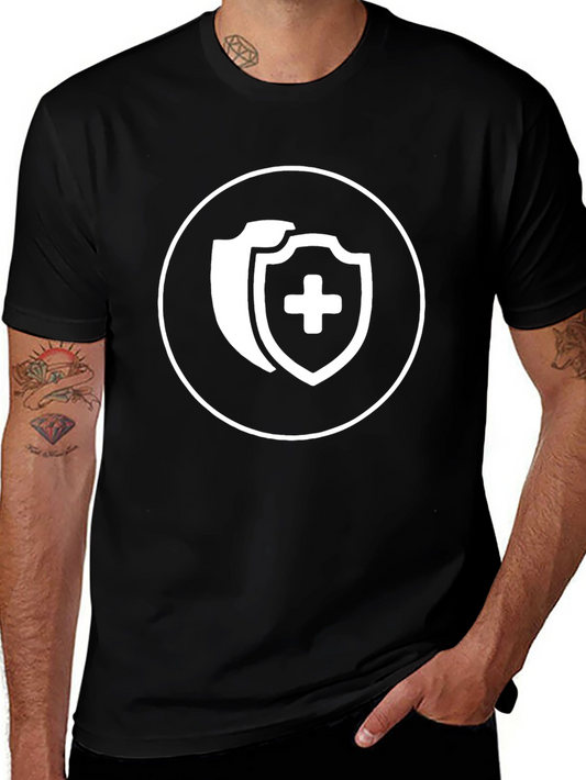 Black T-Shirt with Shield Medical Logo