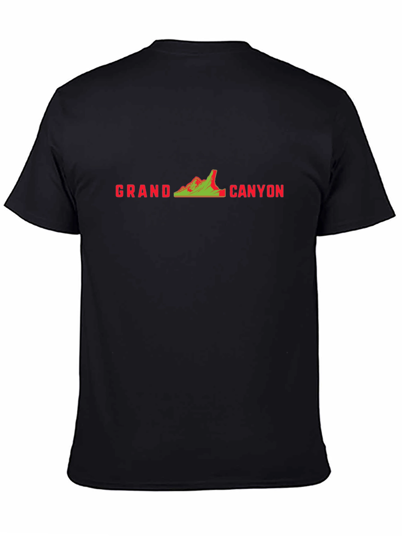 Grand Canyon Graphic Tee - Black Cotton T-Shirt