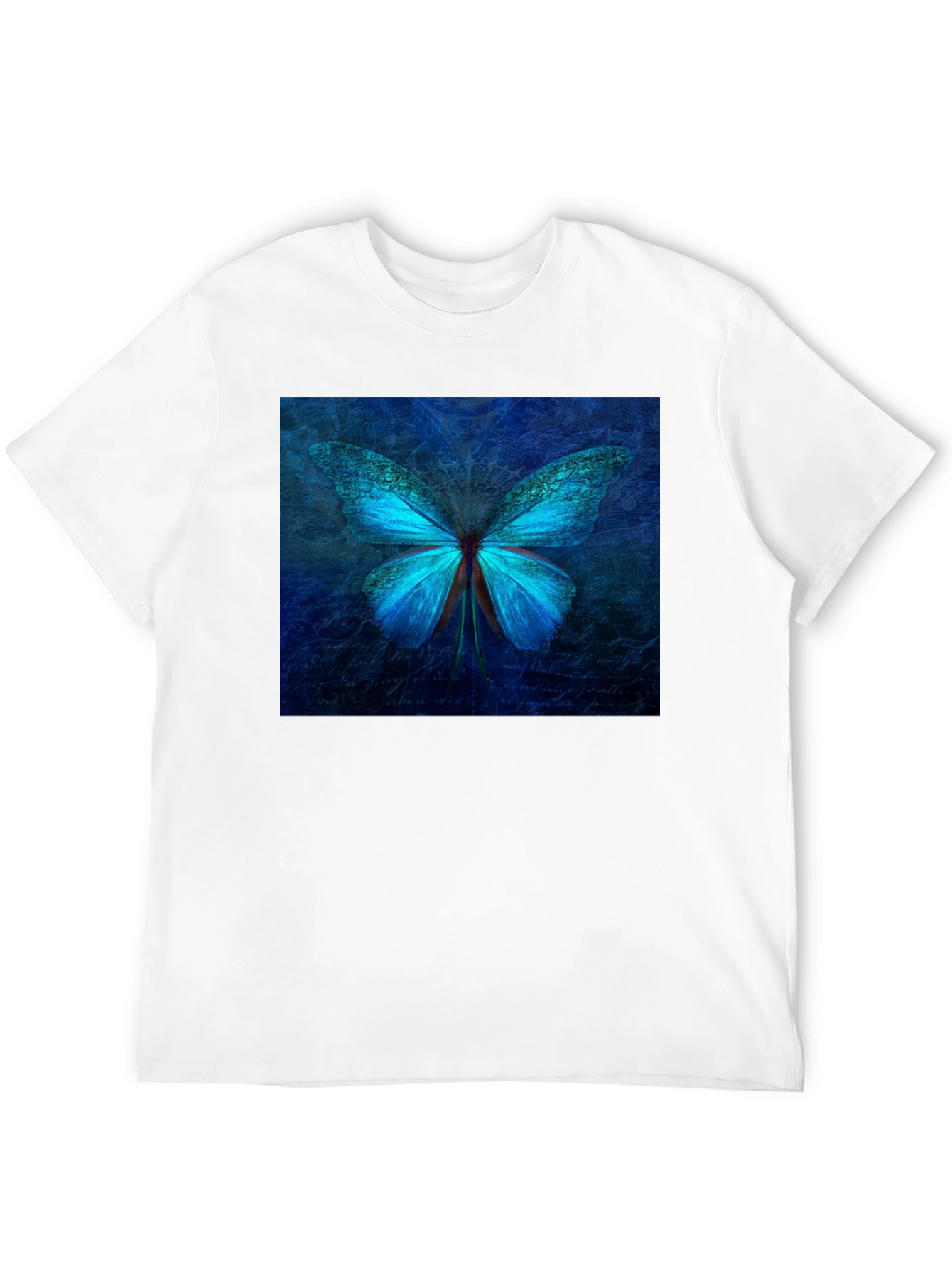 Butterfly Graphic Tee - Stylish Black Cotton T-Shirt