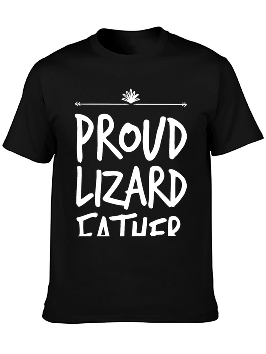 Proud Lizard Father T-Shirt - Novelty Tee