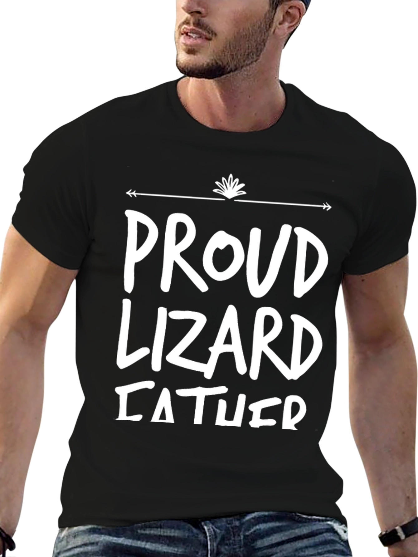 Proud Lizard Father T-Shirt - Novelty Tee