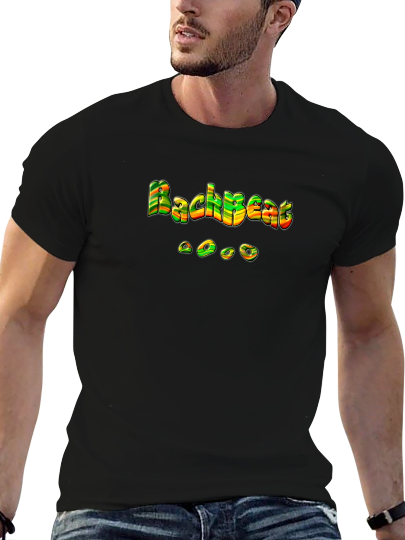 Rachbeat Black Graphic Tee