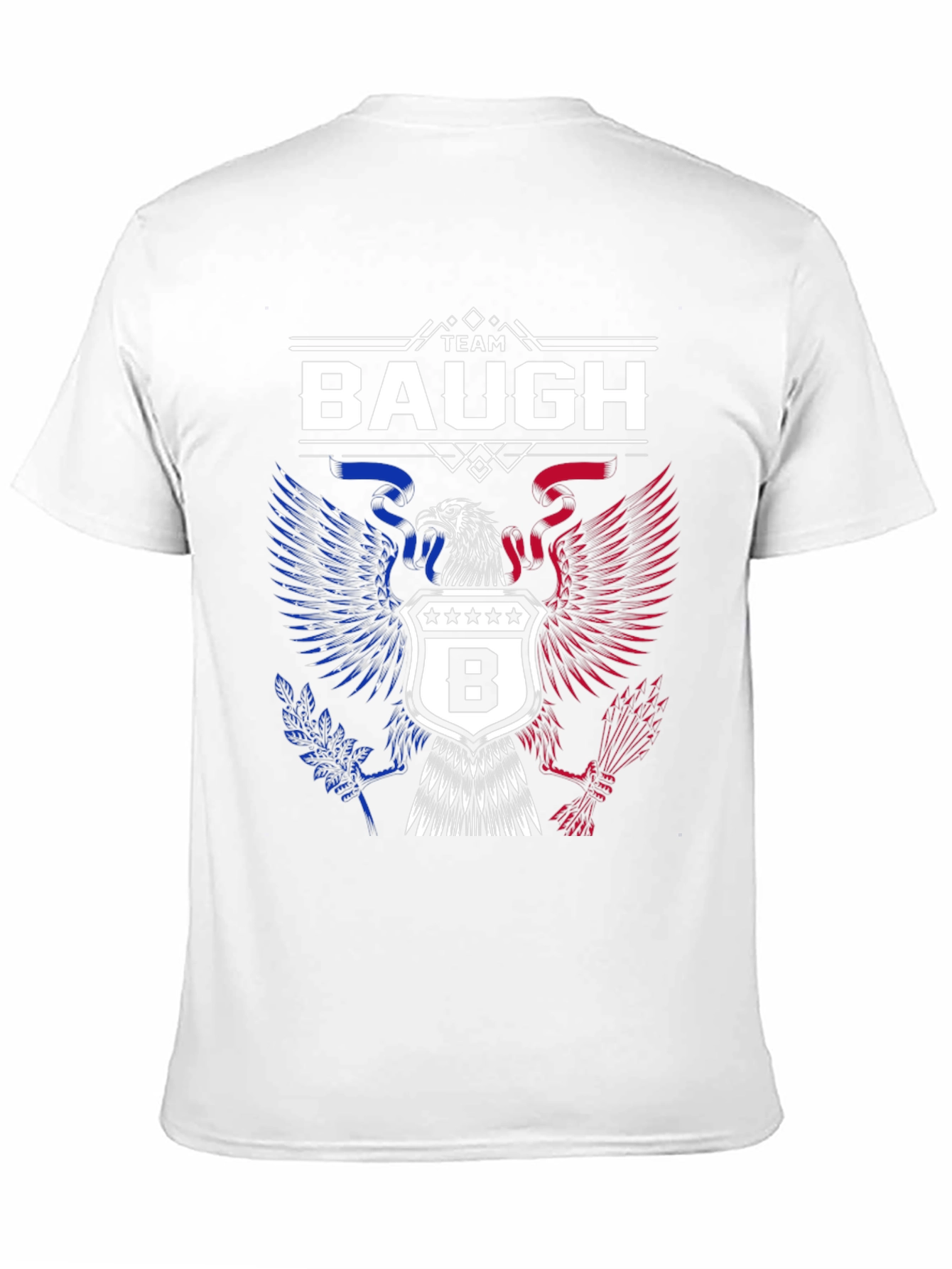 Team Baugh Patriotic Eagle Crest T-Shirt