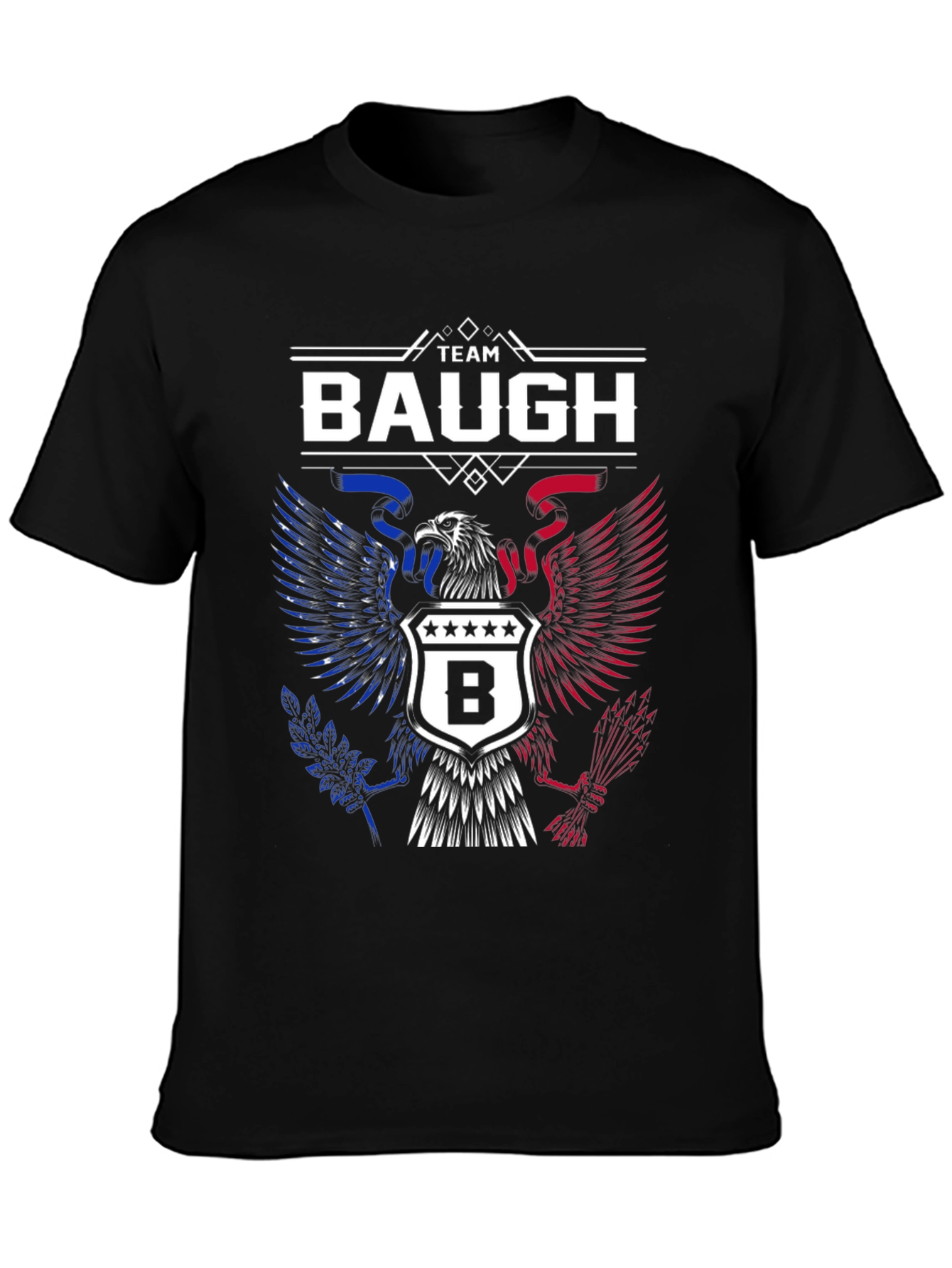 Team Baugh Patriotic Eagle Crest T-Shirt