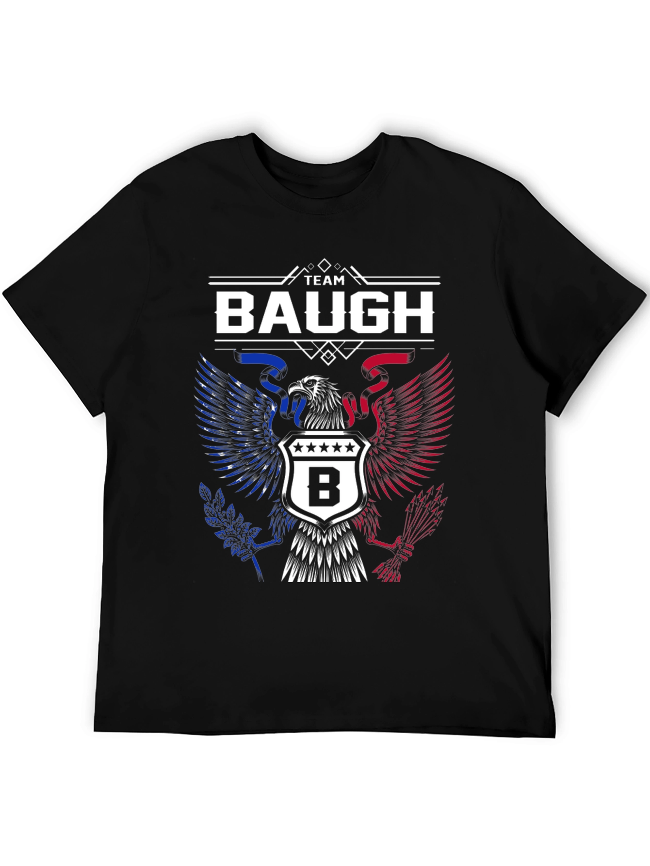 Team Baugh Patriotic Eagle Crest T-Shirt