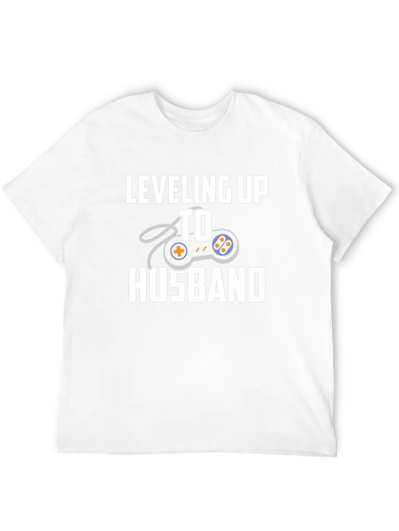 Leveling Up To Husband Gamer T-Shirt - Black