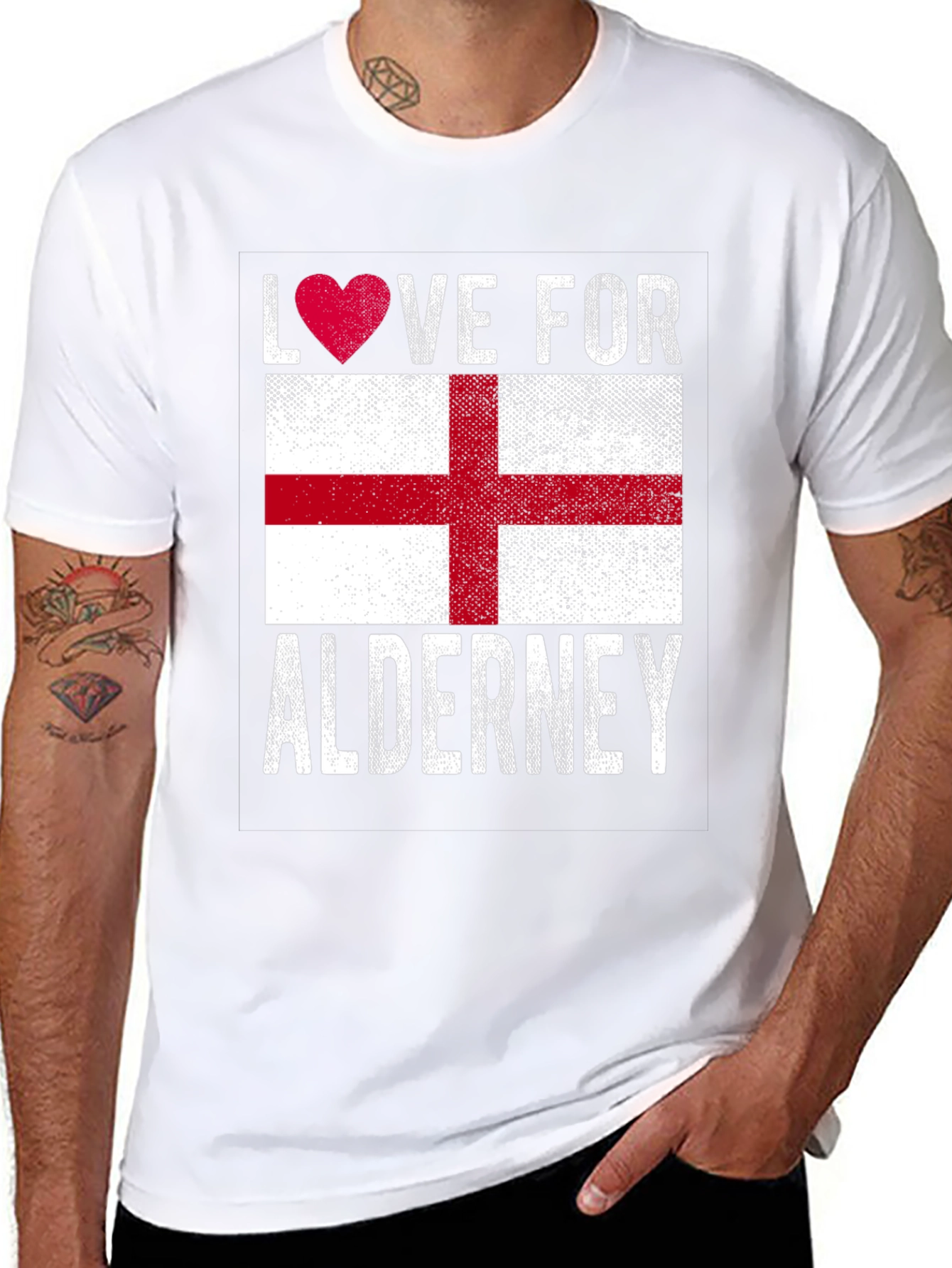 Love for Alderney Flag T-Shirt
