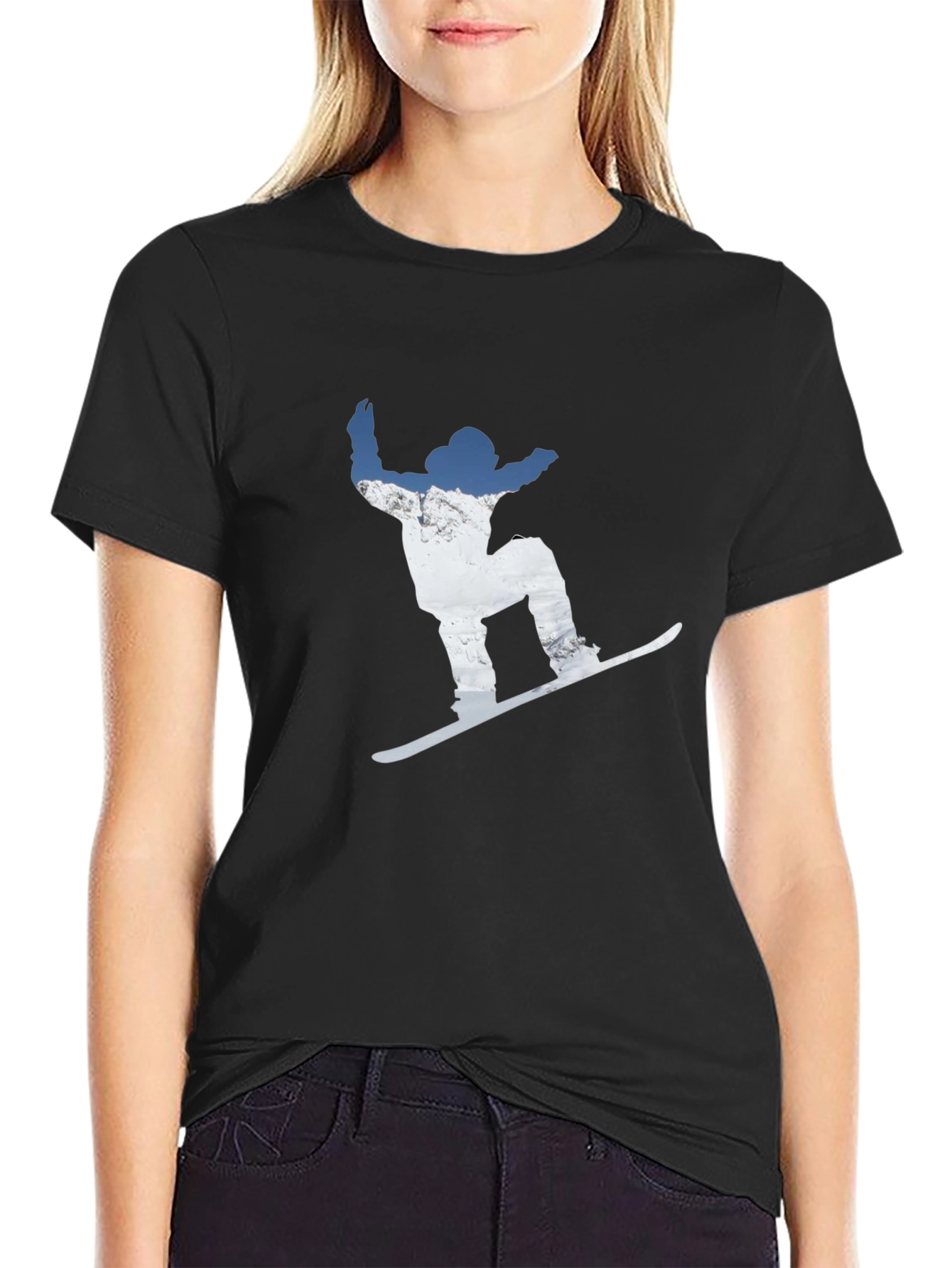 Snowboarder Graphic Tee - Ride the Slopes in Style