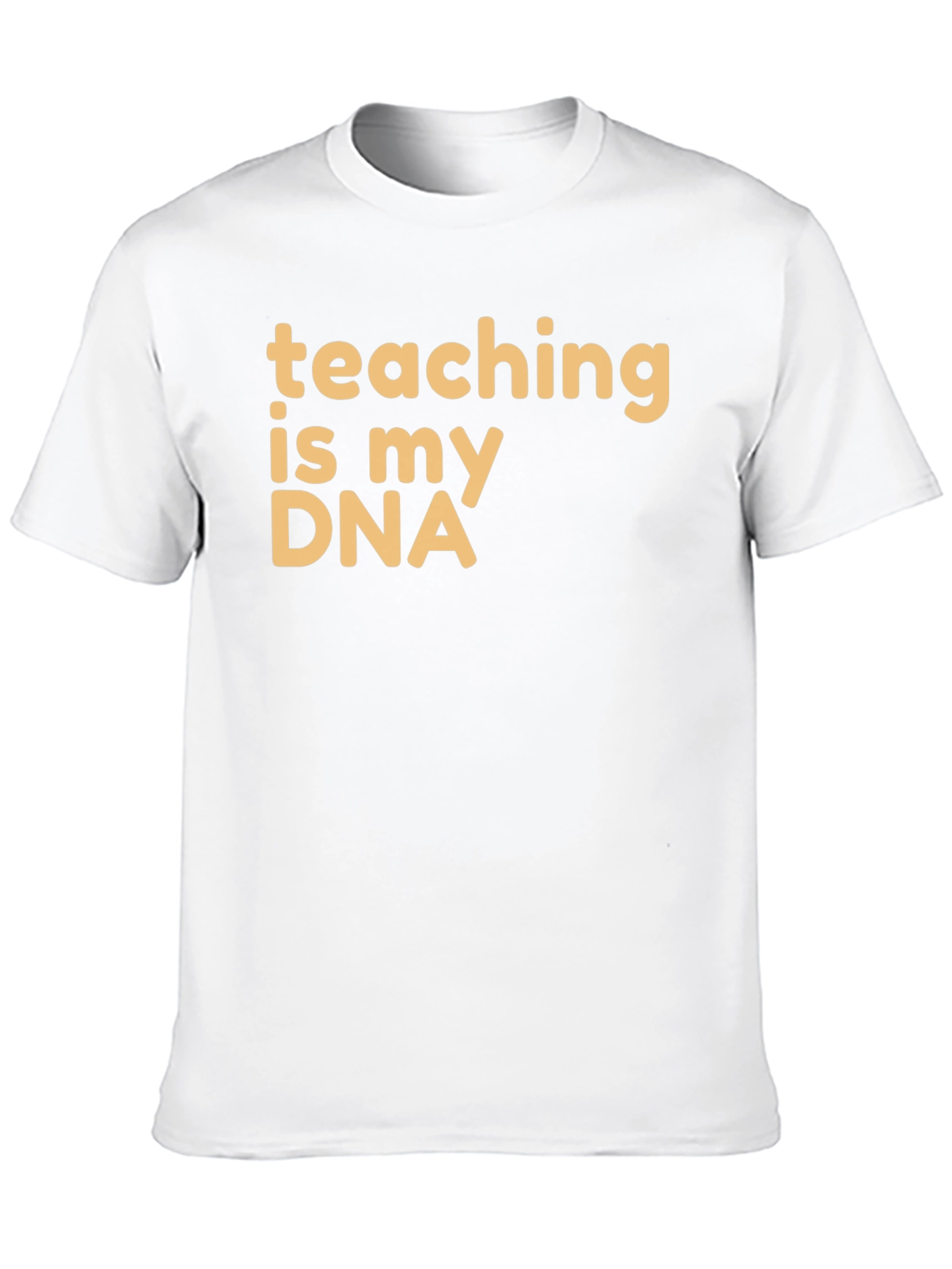 Teaching is My DNA T-Shirt - Black Cotton