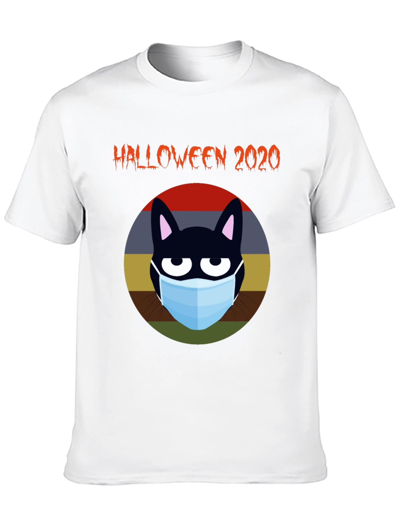 Halloween 2020 Masked Cat T-Shirt
