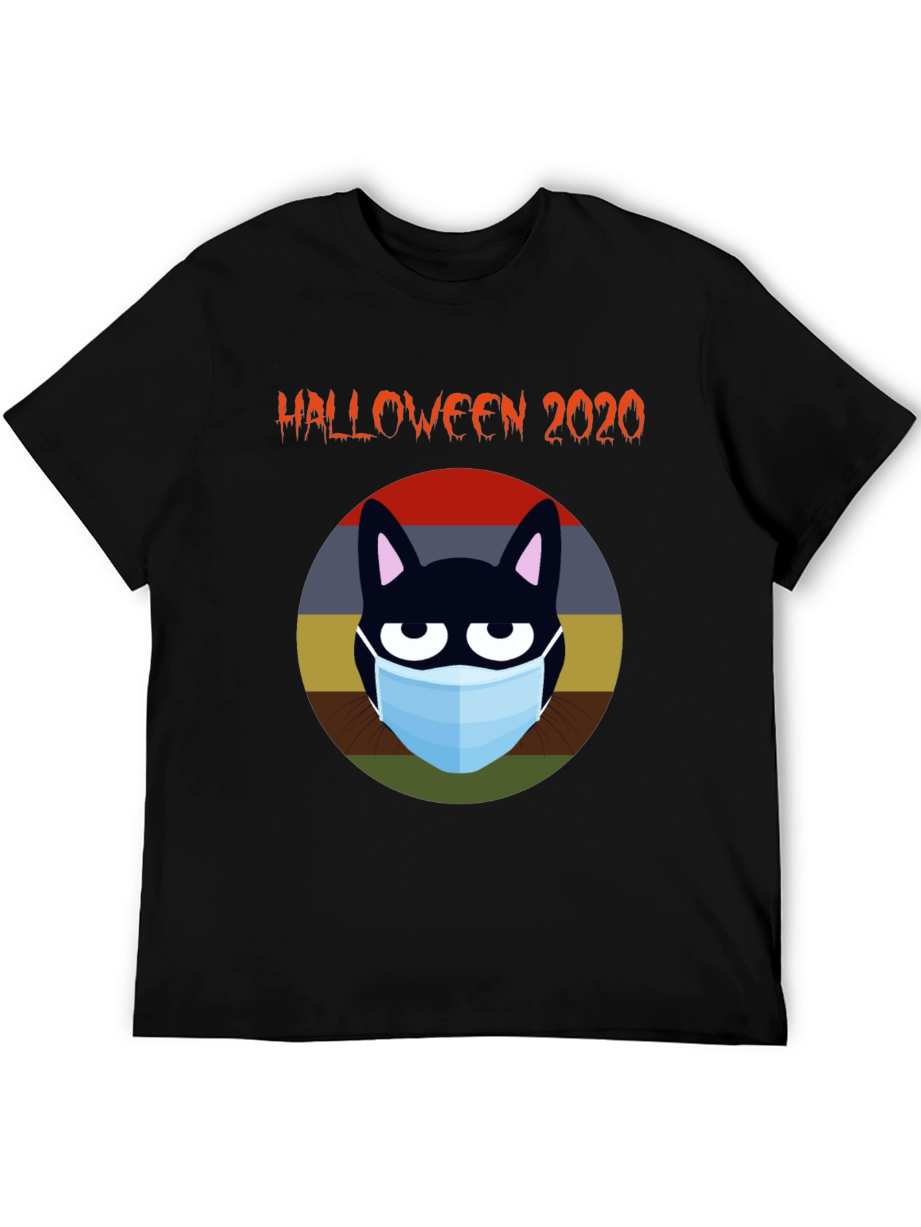 Halloween 2020 Masked Cat T-Shirt