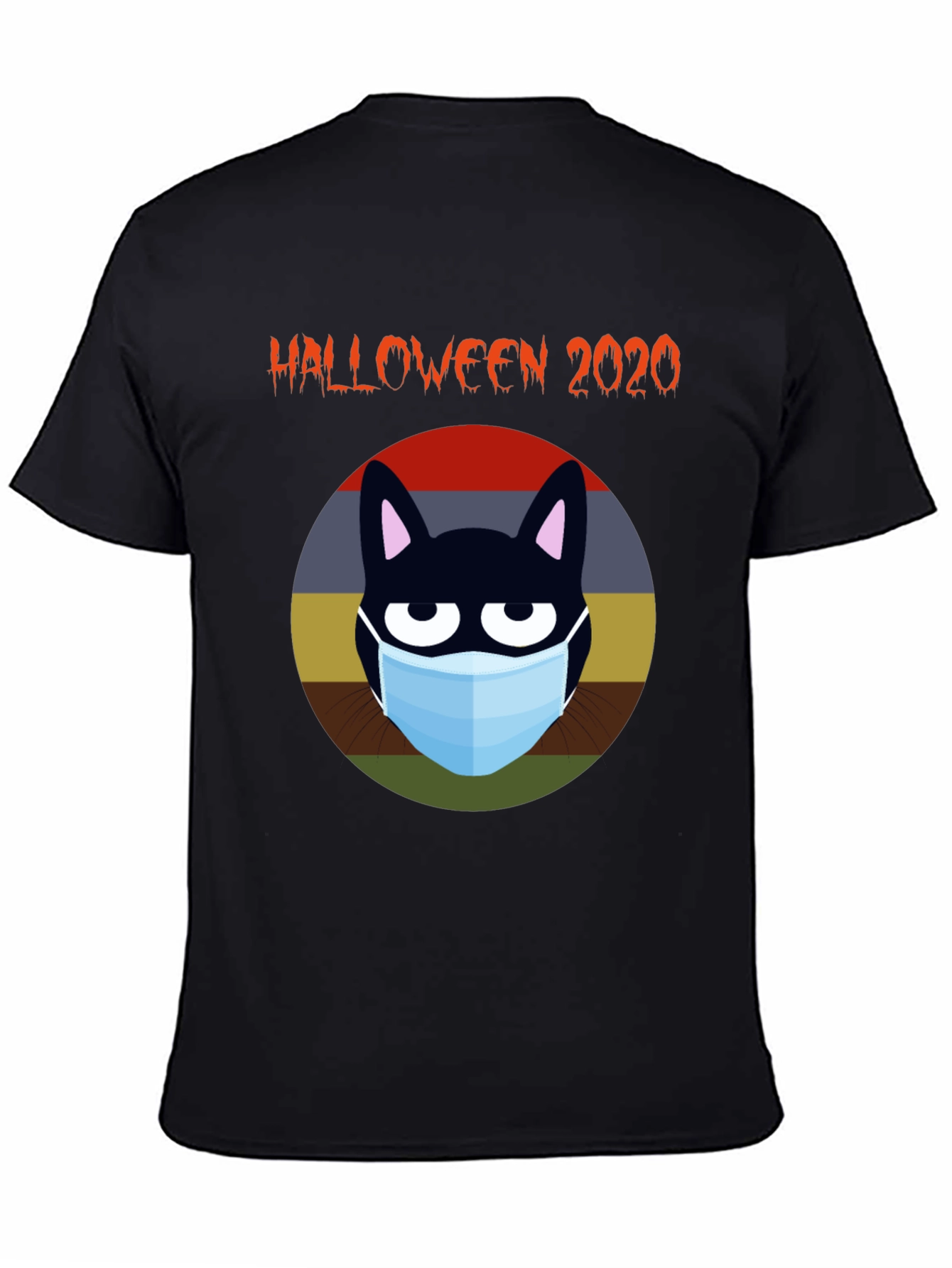Halloween 2020 Masked Cat T-Shirt