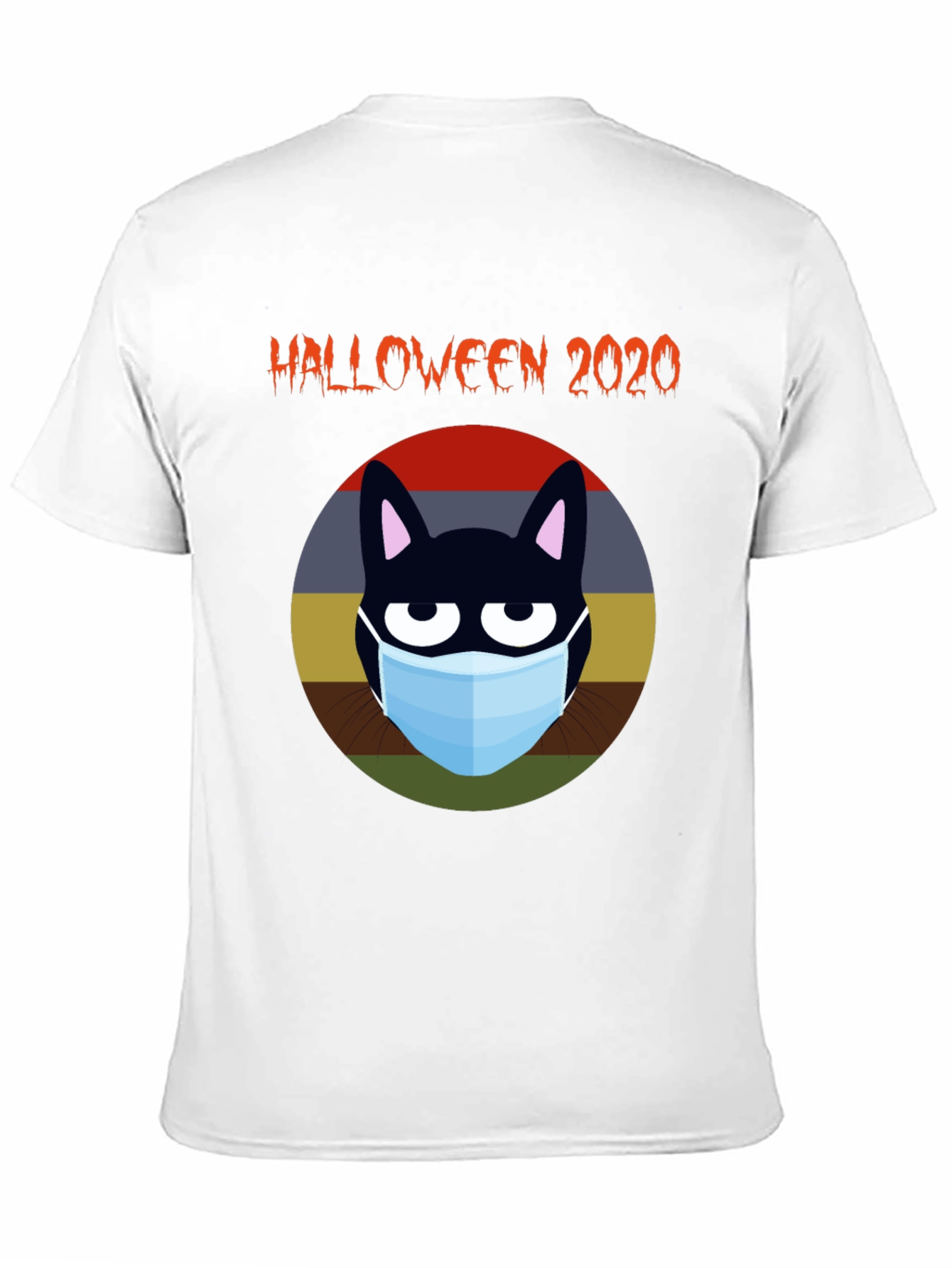 Halloween 2020 Masked Cat T-Shirt