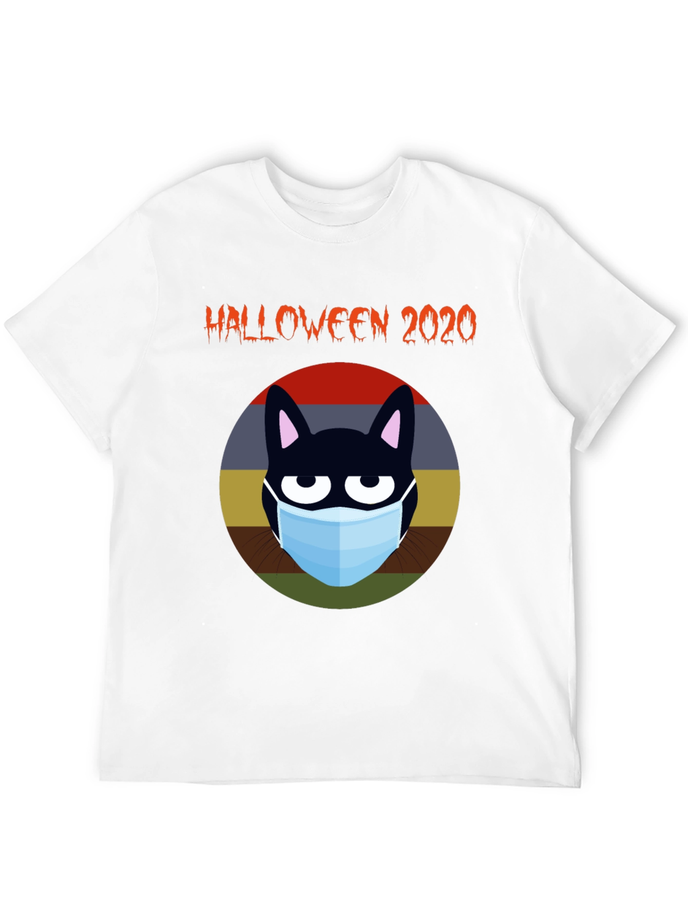Halloween 2020 Masked Cat T-Shirt