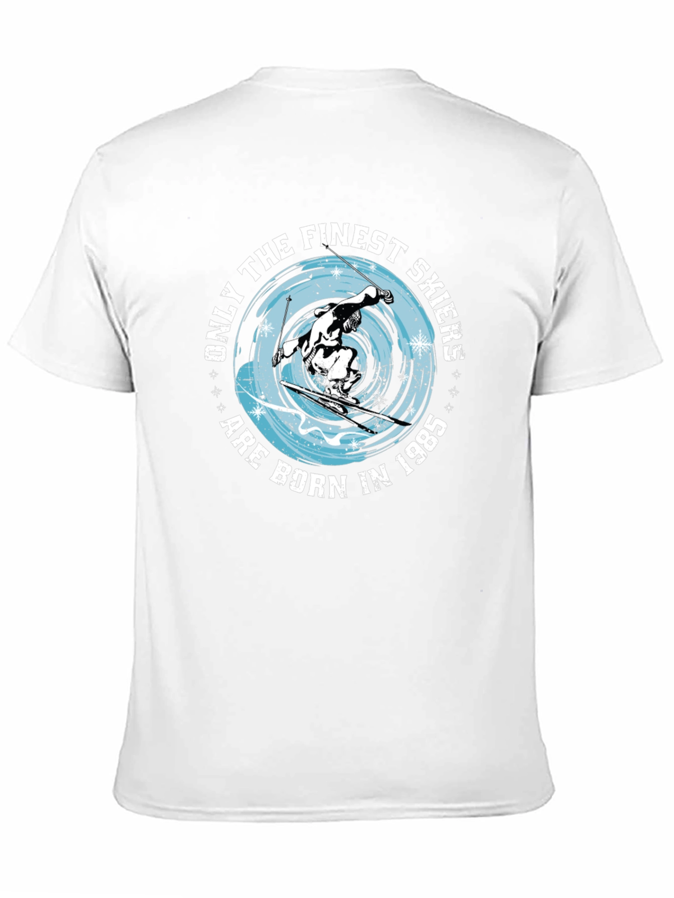 Finest Skiers Born in 1985 Black T-Shirt