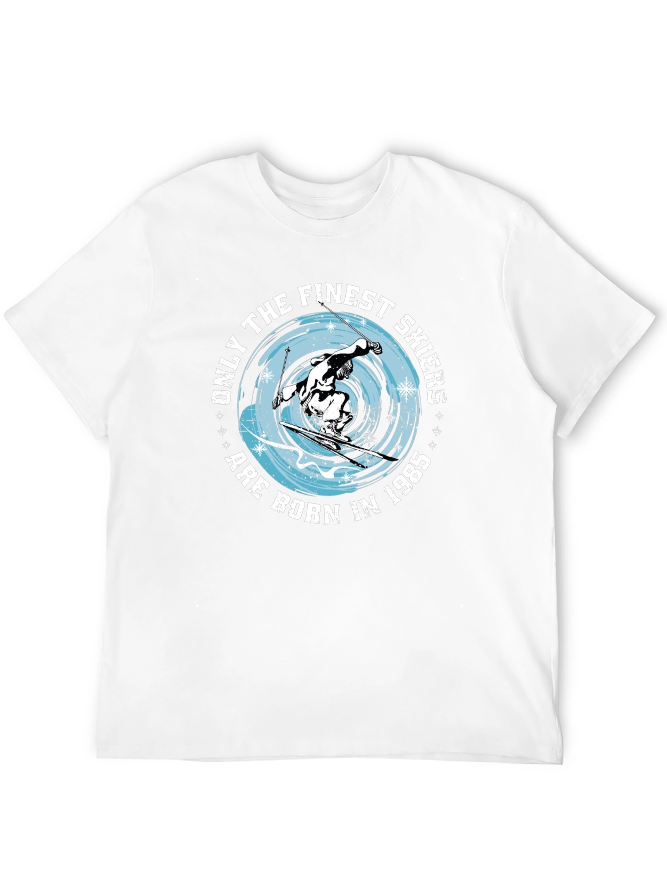 Finest Skiers Born in 1985 Black T-Shirt