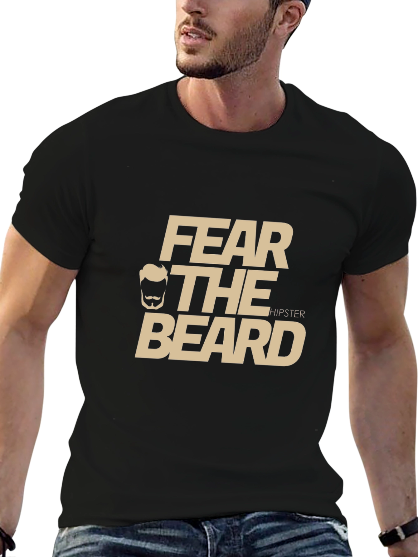 Fear the Beard T-Shirt - Funny Hipster Tee