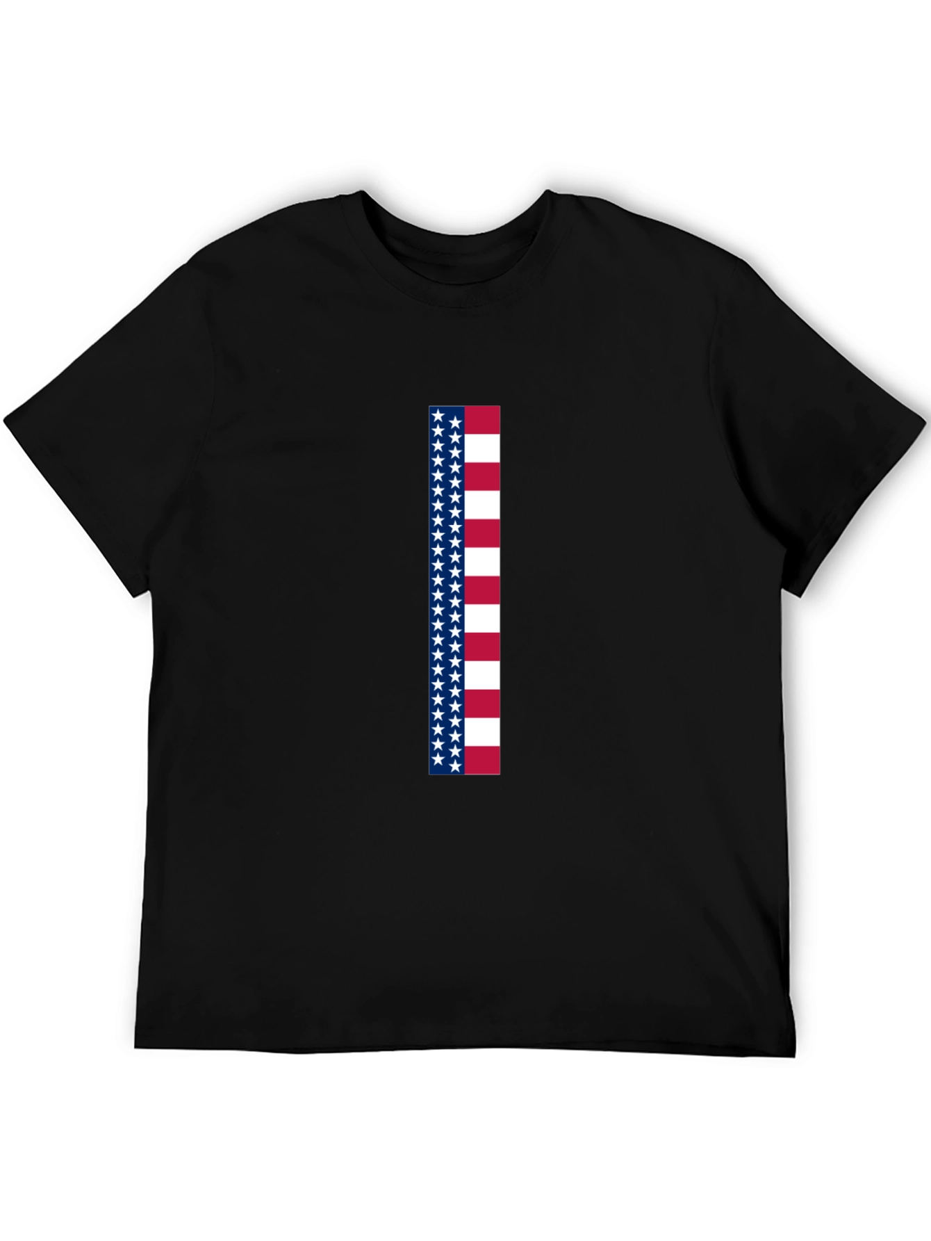 American Flag Stripe Graphic Tee