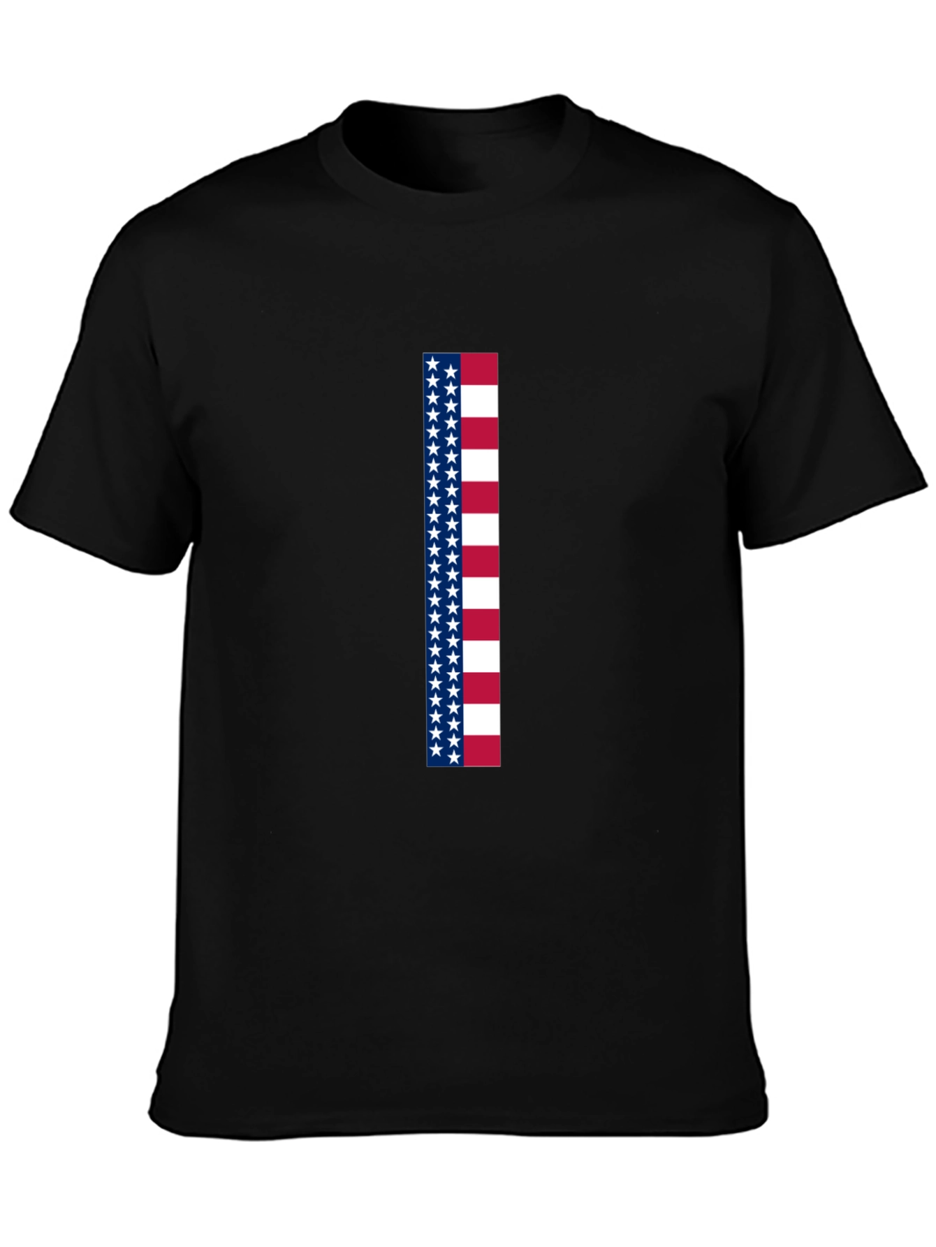 American Flag Stripe Graphic Tee