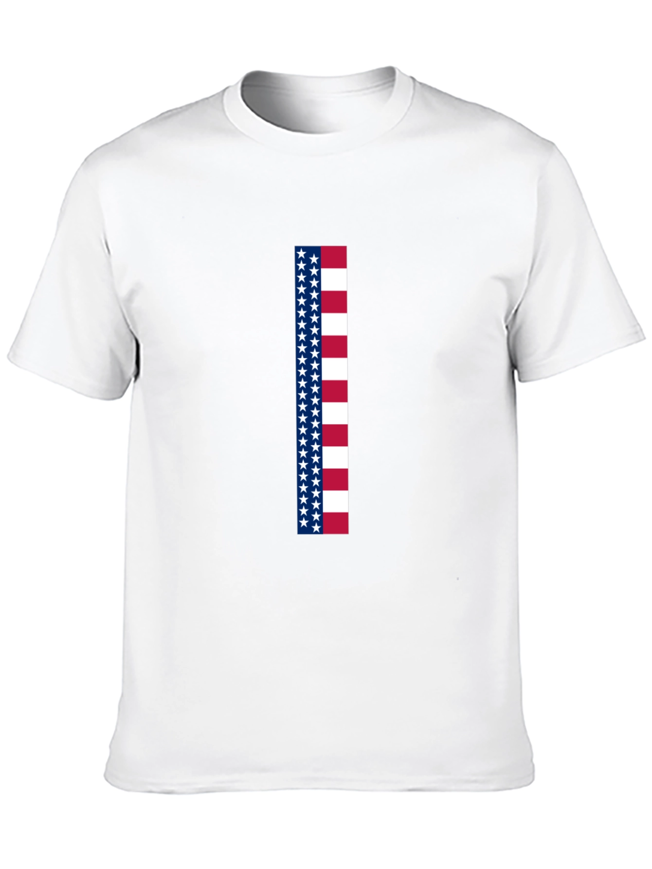 American Flag Stripe Graphic Tee