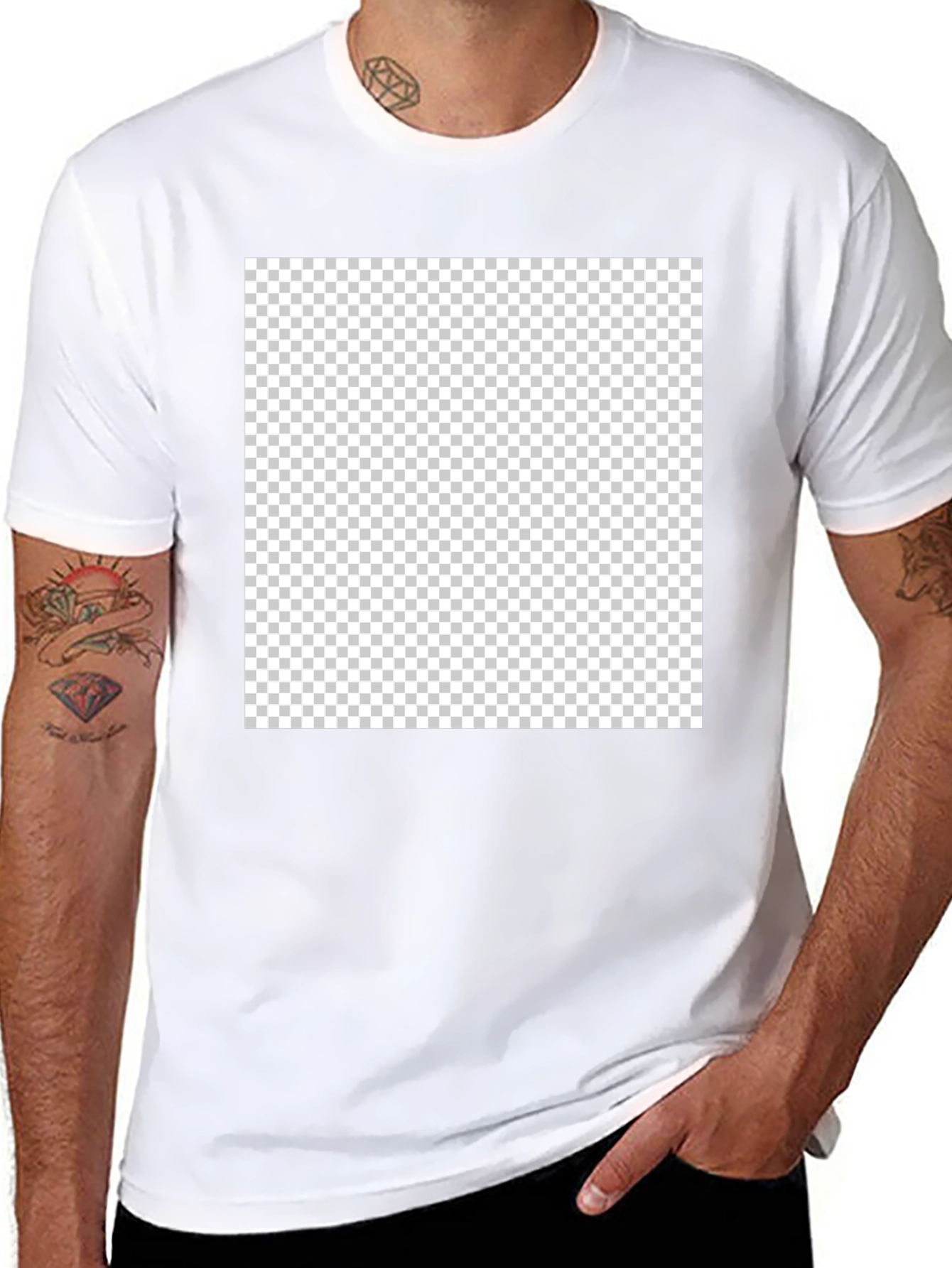 Black Crew Neck T-Shirt