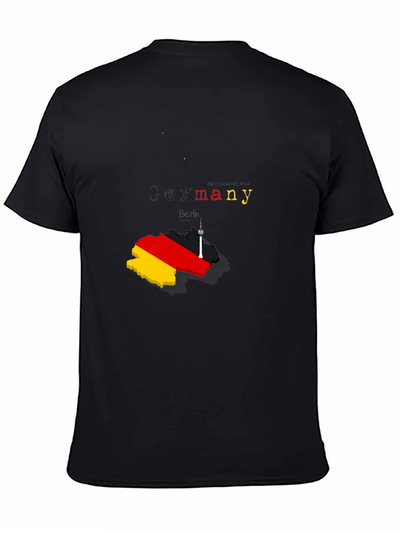 Germany Map T-Shirt - Stylish Berlin Souvenir Tee