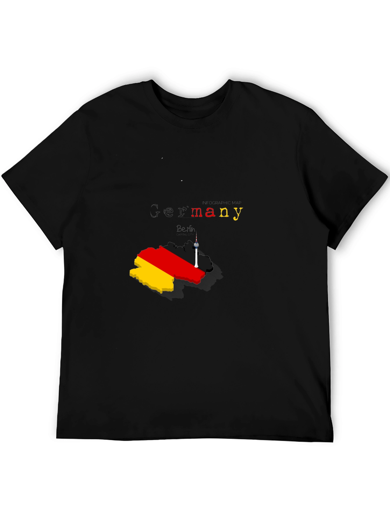 Germany Map T-Shirt - Stylish Berlin Souvenir Tee