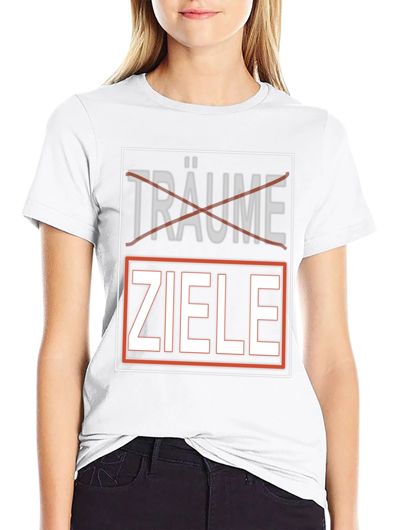Dreams Goals T-Shirt - German Motivational Shirt