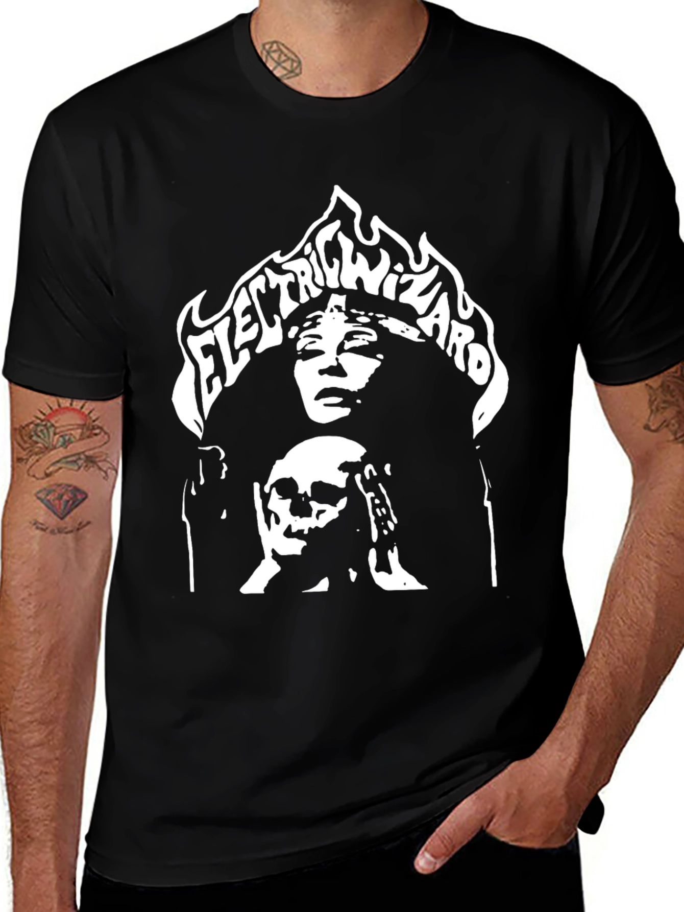 Electric Wizard Black Graphic T-Shirt