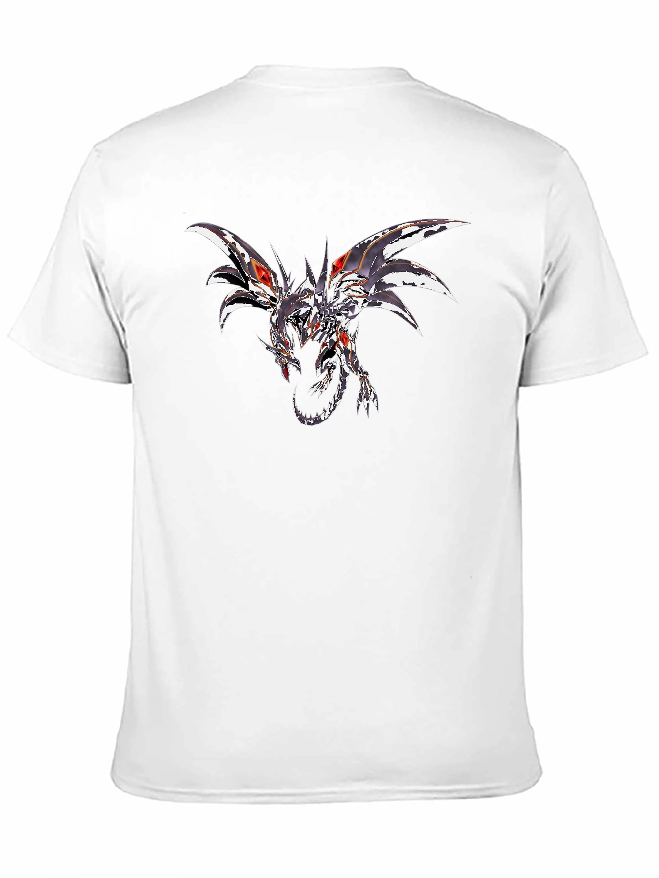 Dragon Graphic Print Black T-Shirt