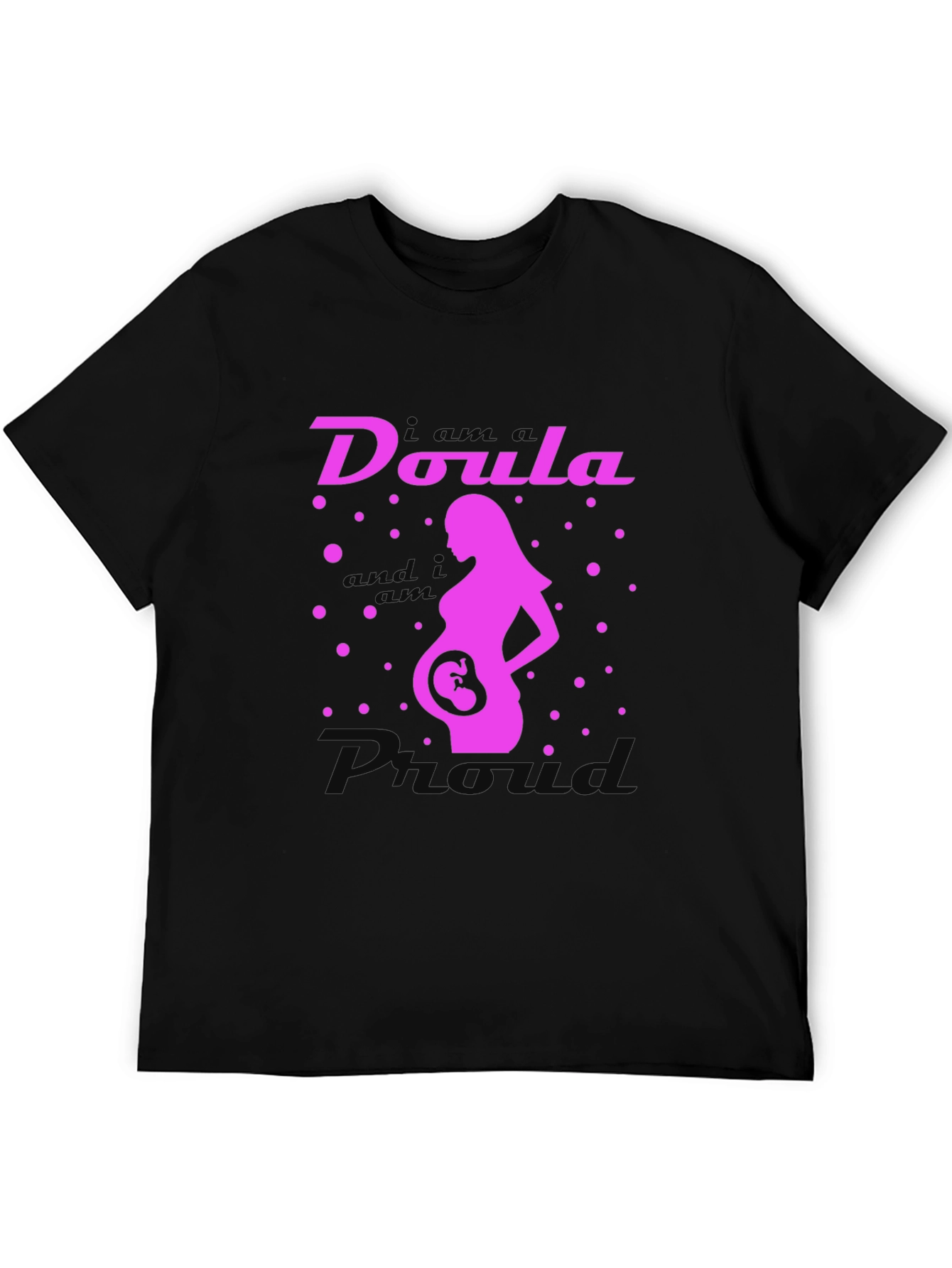 Doula Pro Maternity T-Shirt - Black
