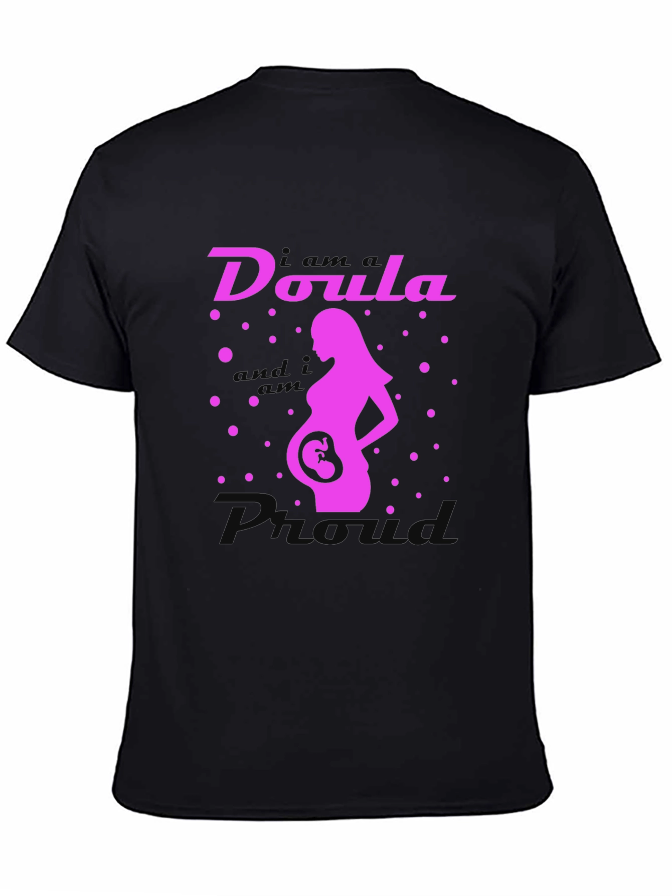 Doula Pro Maternity T-Shirt - Black