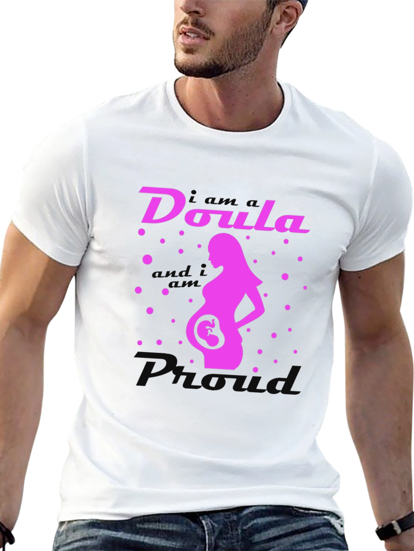 Doula Pro Maternity T-Shirt - Black