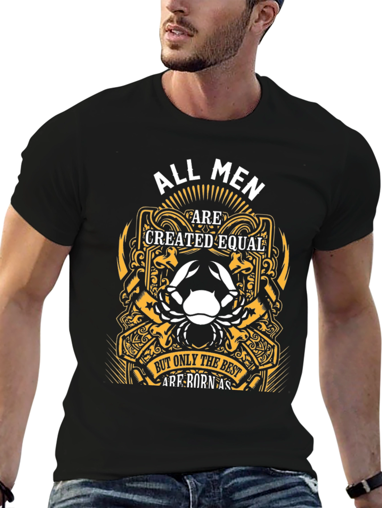 Cancer Zodiac Mens Graphic T-Shirt