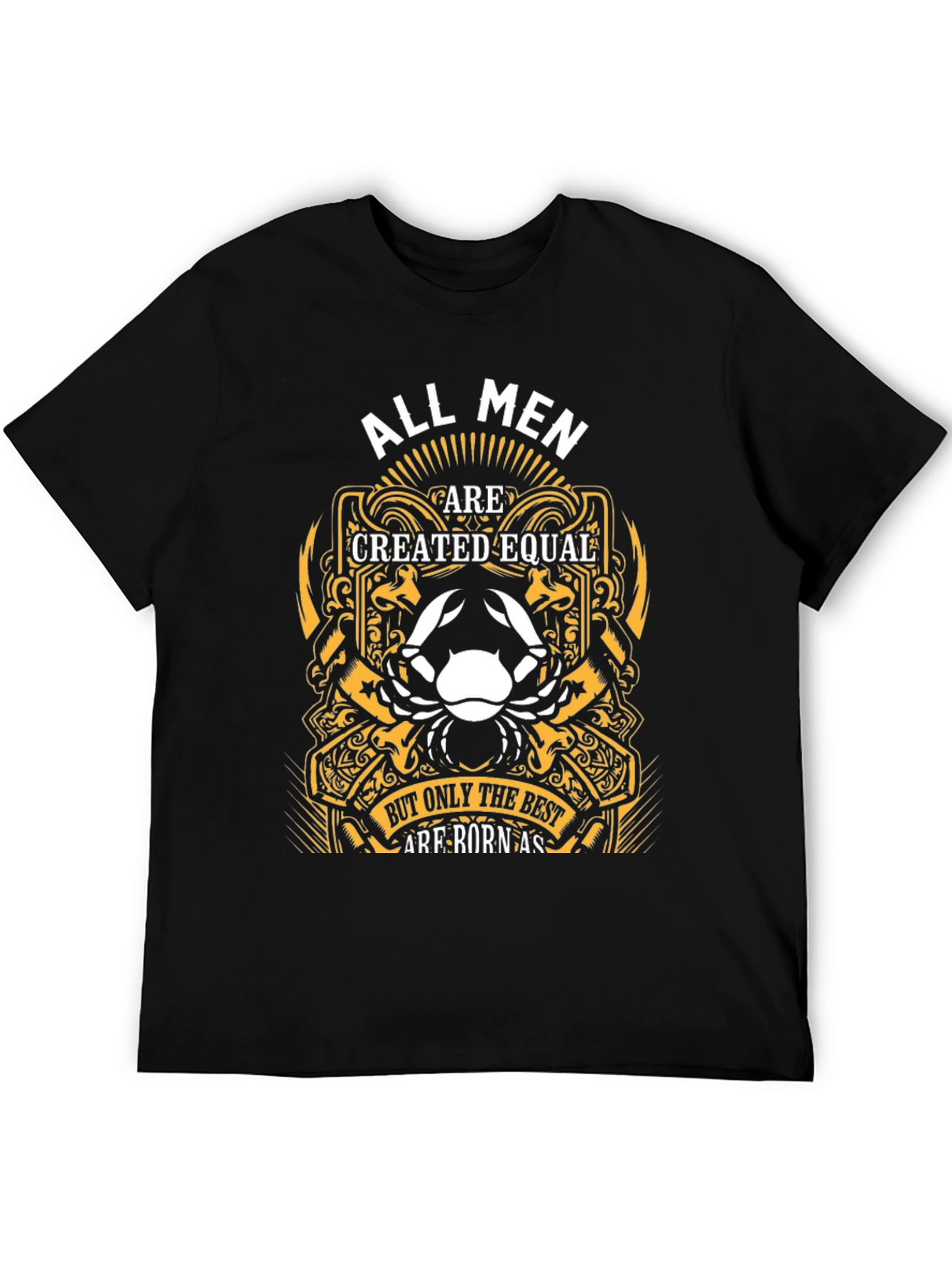 Cancer Zodiac Mens Graphic T-Shirt
