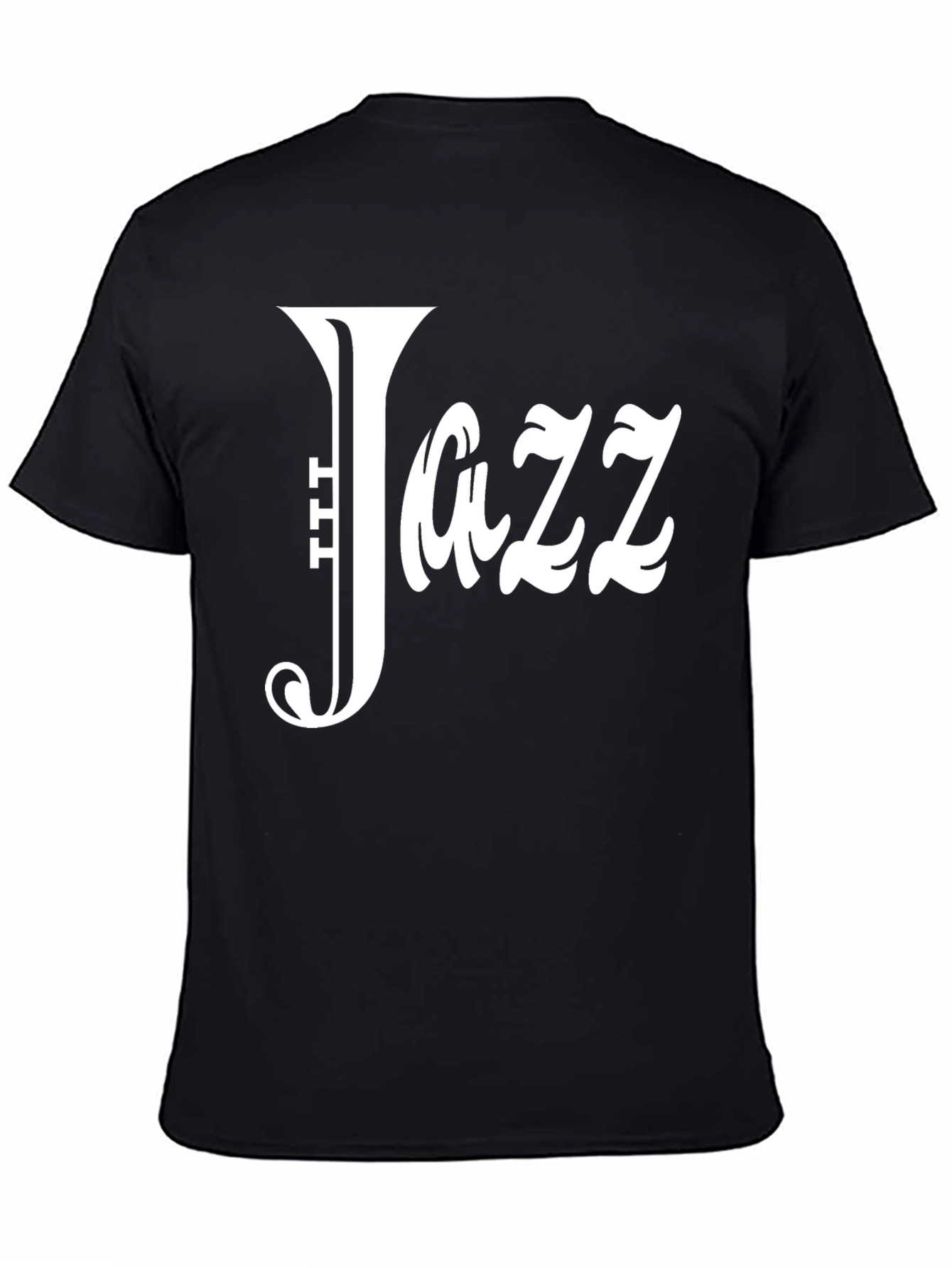 Jazz Music T-Shirt - Black Cotton Tee