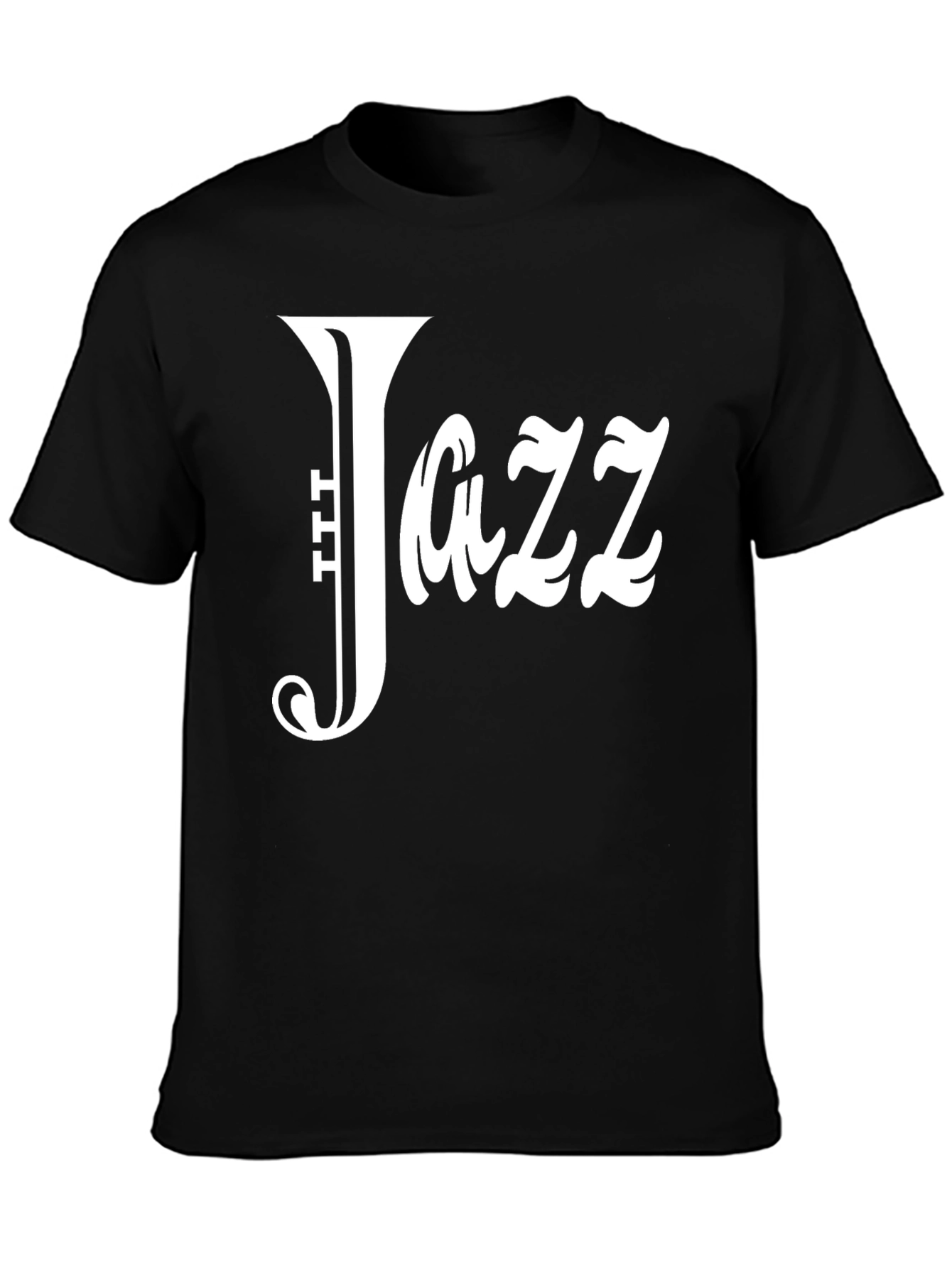 Jazz Music T-Shirt - Black Cotton Tee