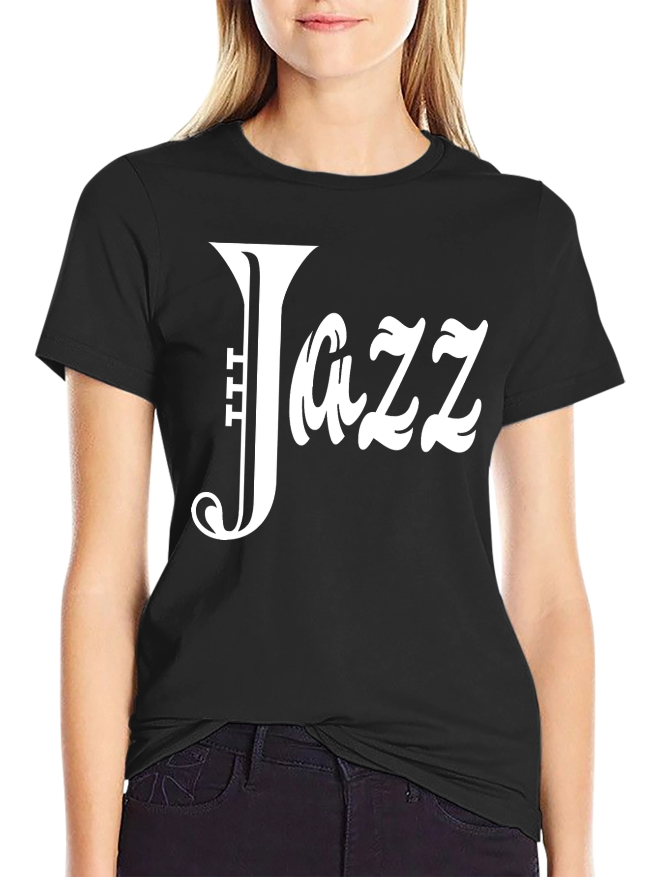 Jazz Music T-Shirt - Black Cotton Tee