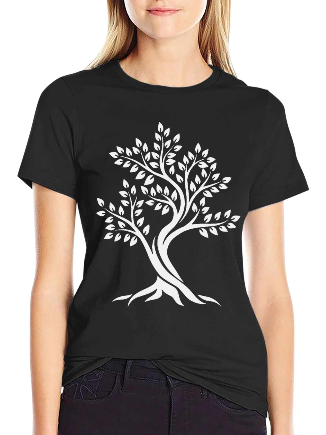 Black Tree of Life Graphic T-Shirt
