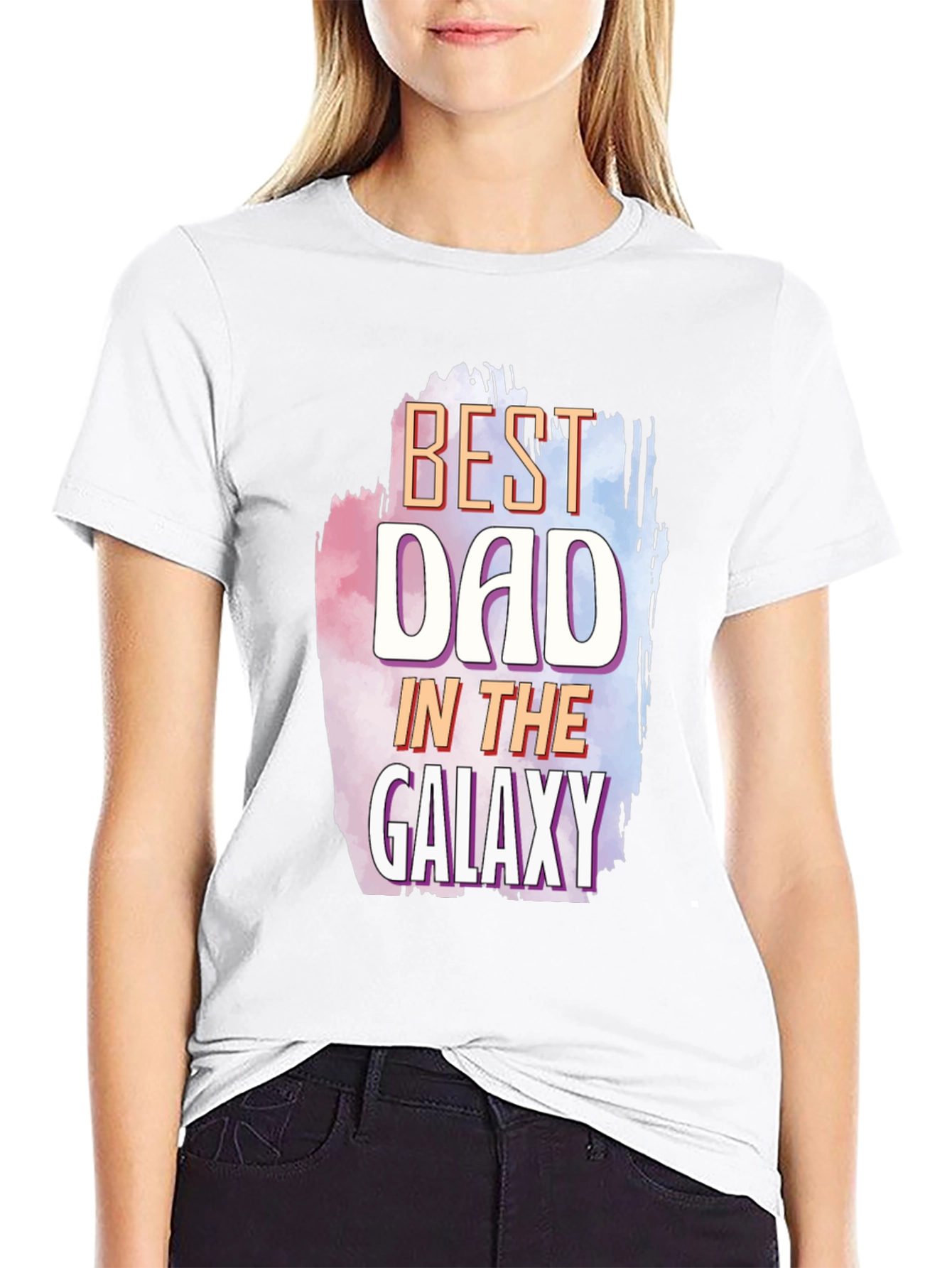 Best Dad in the Galaxy Graphic T-Shirt