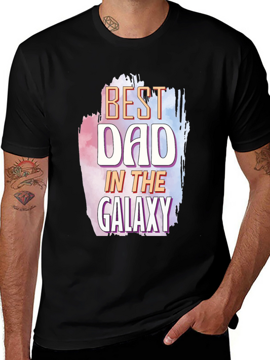 Best Dad in the Galaxy Graphic T-Shirt