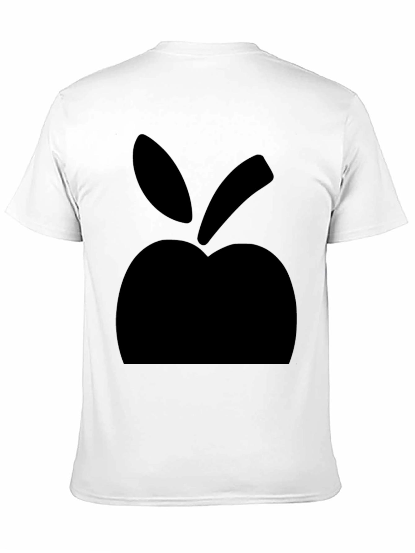 Bold Apple Graphic Black T-Shirt