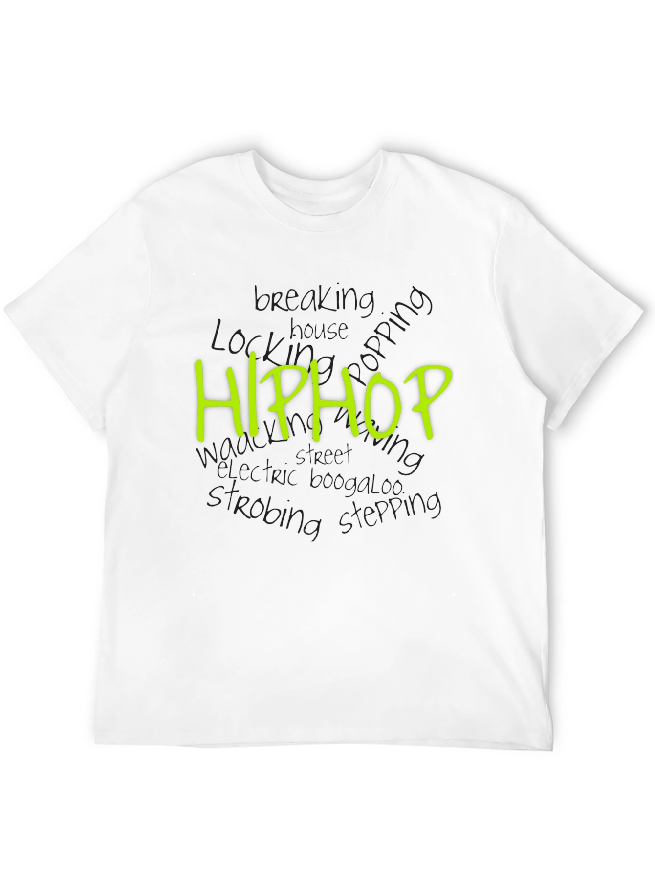 Hip Hop Style Black Tee