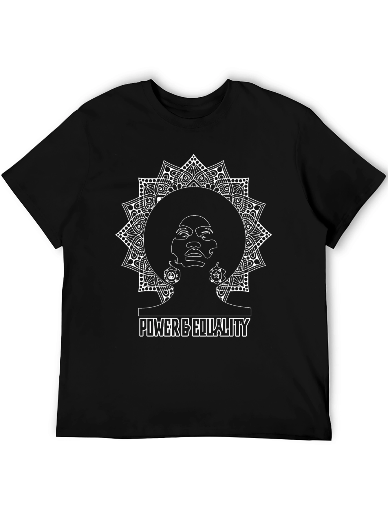 Power & Equality Graphic Black T-Shirt