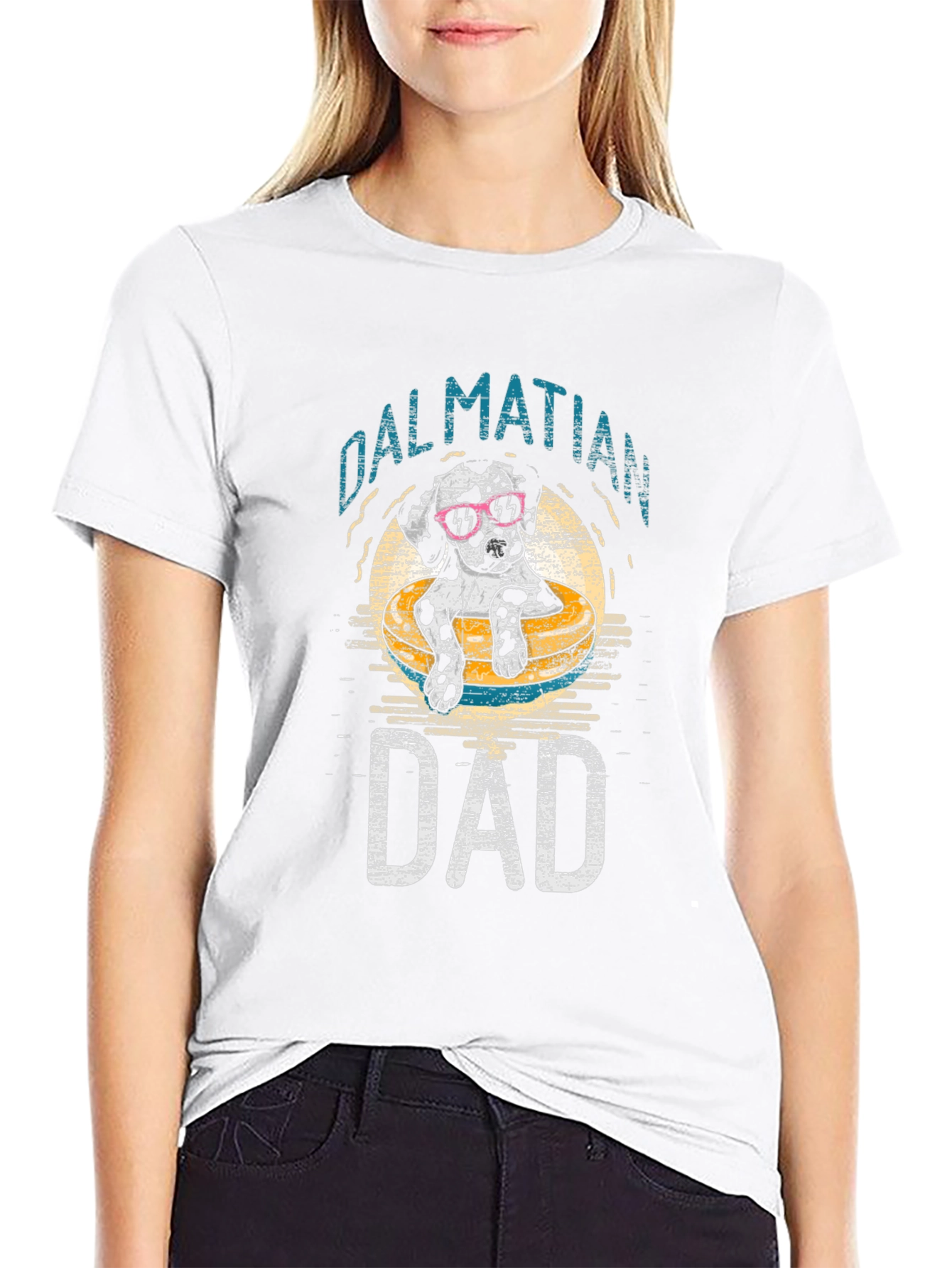 Dalmatian Dad T-Shirt - Summer Vibes