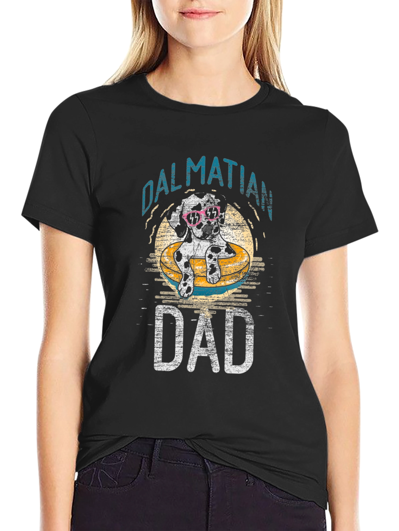 Dalmatian Dad T-Shirt - Summer Vibes