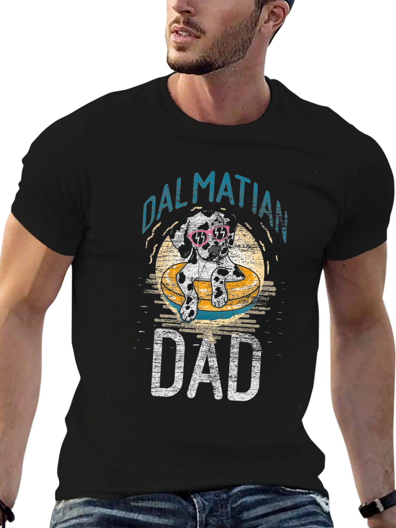 Dalmatian Dad T-Shirt - Summer Vibes
