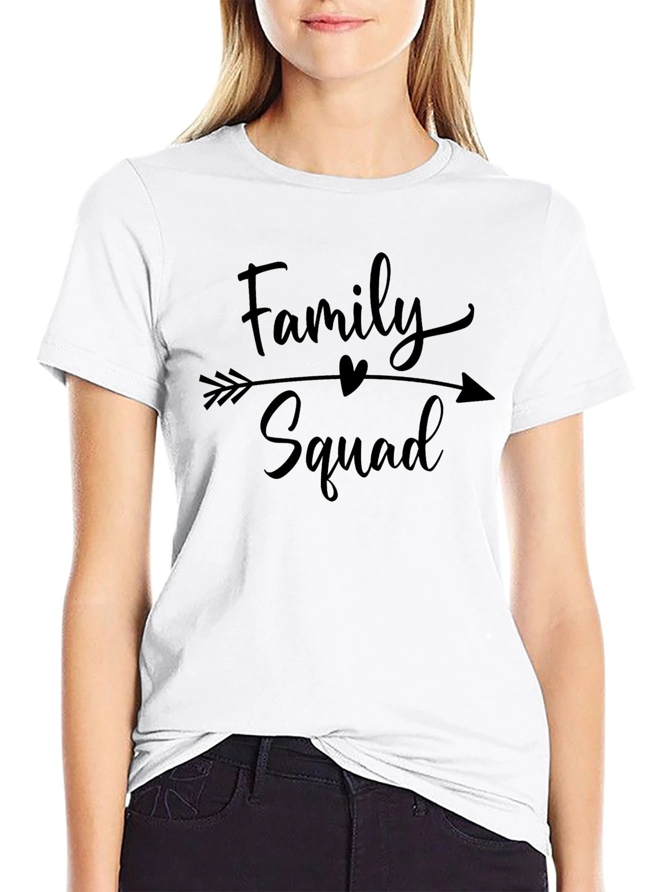Family Squad Graphic Tee - Cute Family Matching T-Shirt