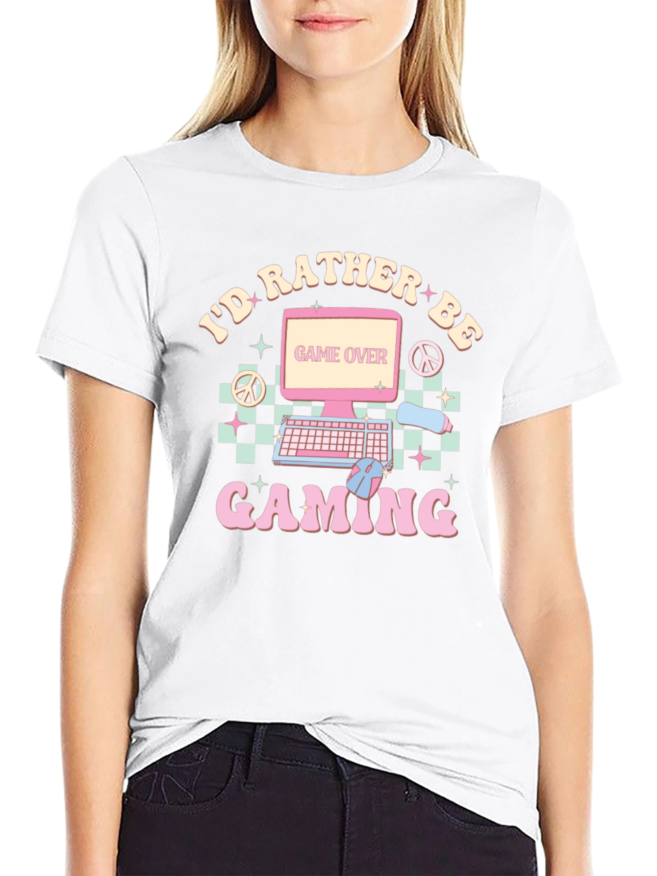 Id Rather Be Gaming Retro T-Shirt