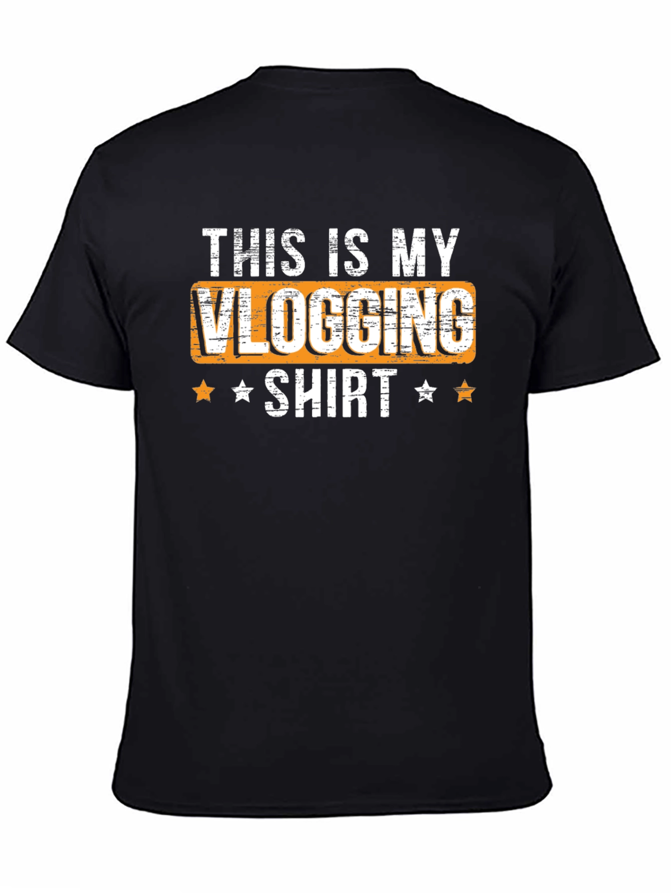 This Is My Vlogging Shirt - Black